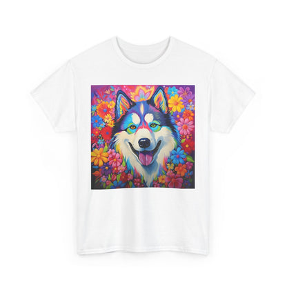 Floral Dog Shirt Gift For Dog Mom, Flower Dog Shirt, Wildflower T-Shirt, Dog Lover Outfit, Cute Puppy Shirt, Dog Owner Gift, Funny Dog Tee