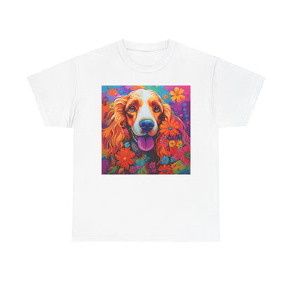 Floral Dog Lovers Shirt With Dog Paw, Dog Paw Gift, Dog Lover T-Shirt, Dog Mom Gifts for Dog Mom Lover, Cat Mom Gift, Dog Tee