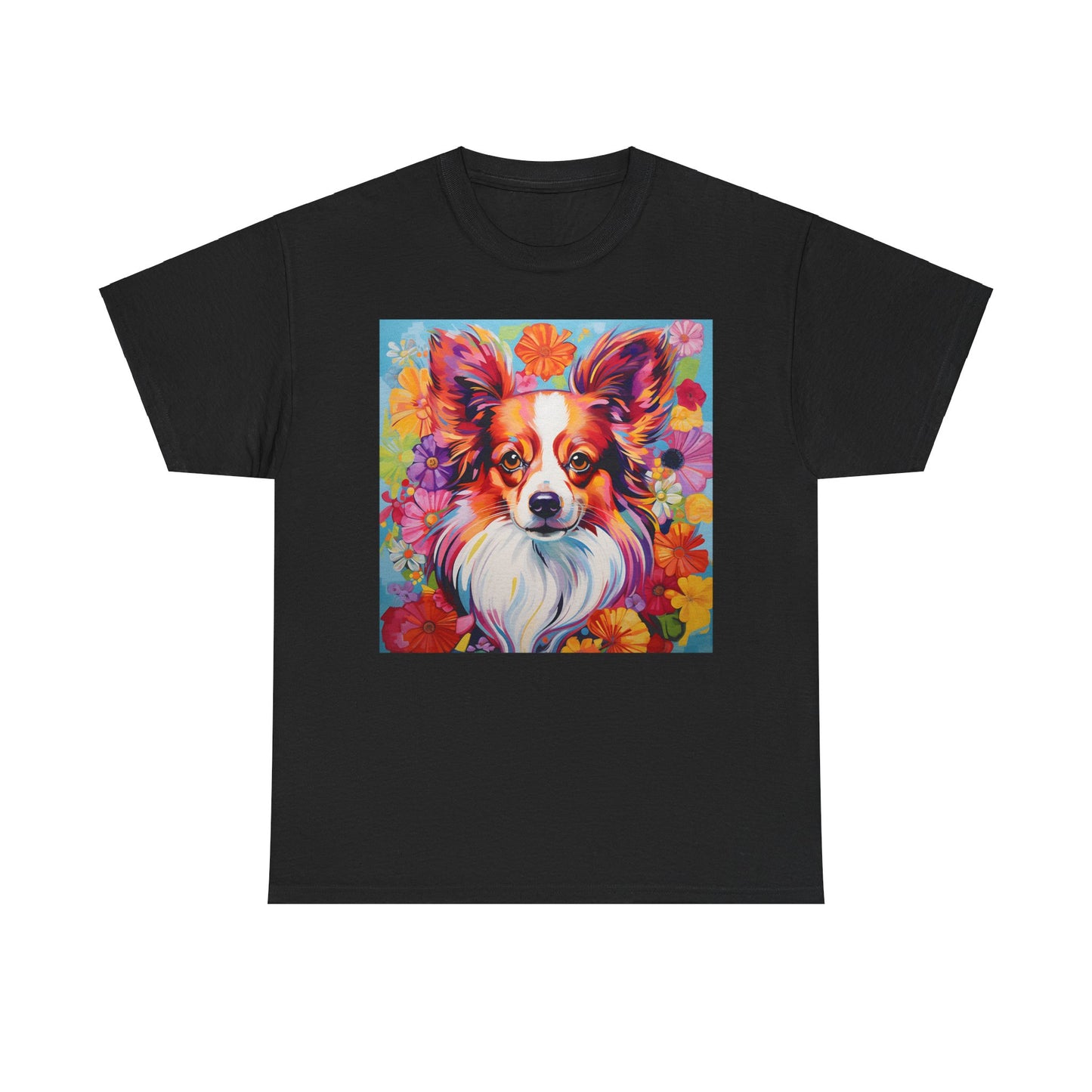 Floral Dog Shirt, Floral Dog Tee, Flower Dog Shirt, Animal Lover Tee, Dog Lover Gift Tee, Cute Dog, Floral Dog Birthday Shirt, Floral Dog