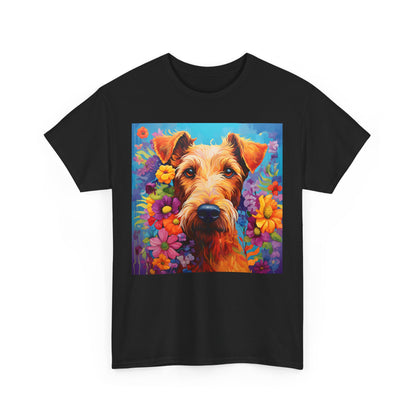 Floral Dog Shirt, Floral Dog Tee, Flower Dog Shirt, Animal Lover Tee, Dog Lover Gift Tee, Cute Dog, Floral Dog Birthday Shirt, Floral Dog