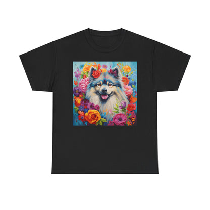 Floral Dog Shirt, Floral Dog Tee, Flower Dog Shirt, Animal Lover Tee, Dog Lover Gift Tee, Cute Dog, Floral Dog Birthday Shirt, Floral Dog