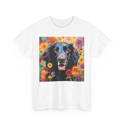 Floral Dog Shirt, Floral Dog Tee, Flower Dog Shirt, Animal Lover Tee, Dog Lover Gift Tee, Cute Dog, Floral Dog Birthday Shirt, Floral Dog