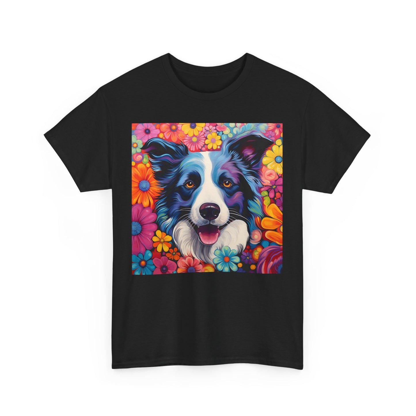 Floral Dog Shirt Gift For Dog Mom, Flower Dog Shirt, Wildflower T-Shirt, Dog Lover Outfit, Cute Puppy Shirt, Dog Owner Gift, Funny Dog Tee