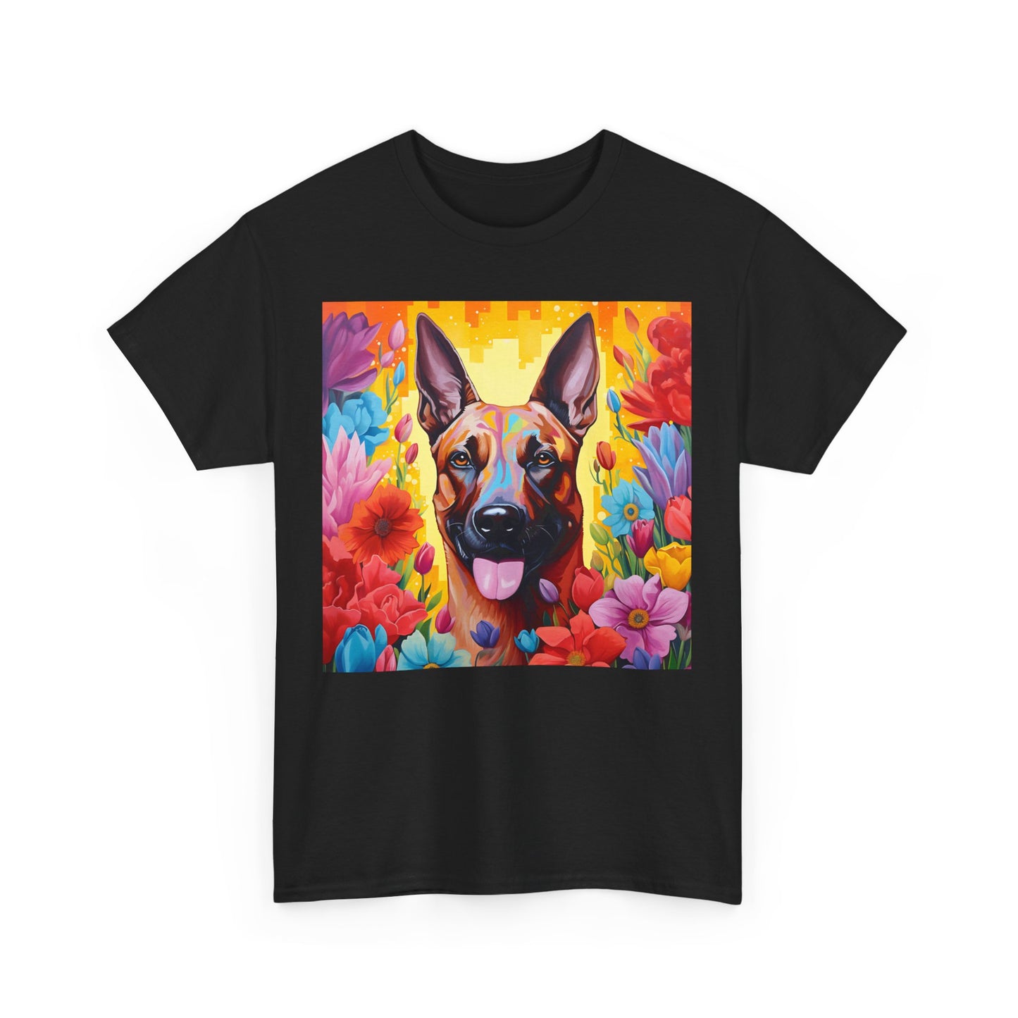 Floral Dog Shirt Gift For Dog Mom, Flower Dog Shirt, Wildflower T-Shirt, Dog Lover Outfit, Cute Puppy Shirt, Dog Owner Gift, Funny Dog Tee