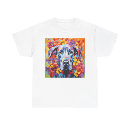 Floral Dog Shirt, Floral Dog Tee, Flower Dog Shirt, Animal Lover Tee, Dog Lover Gift Tee, Cute Dog, Floral Dog Birthday Shirt, Floral Dog