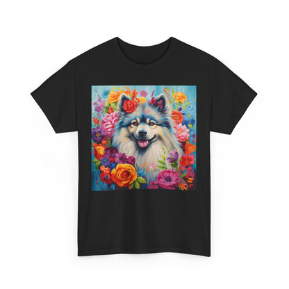 Floral Dog Shirt, Floral Dog Tee, Flower Dog Shirt, Animal Lover Tee, Dog Lover Gift Tee, Cute Dog, Floral Dog Birthday Shirt, Floral Dog