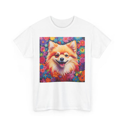 Floral Dog Shirt, Floral Dog Tee, Flower Dog Shirt, Animal Lover Tee, Dog Lover Gift Tee, Cute Dog, Floral Dog Birthday Shirt, Floral Dog