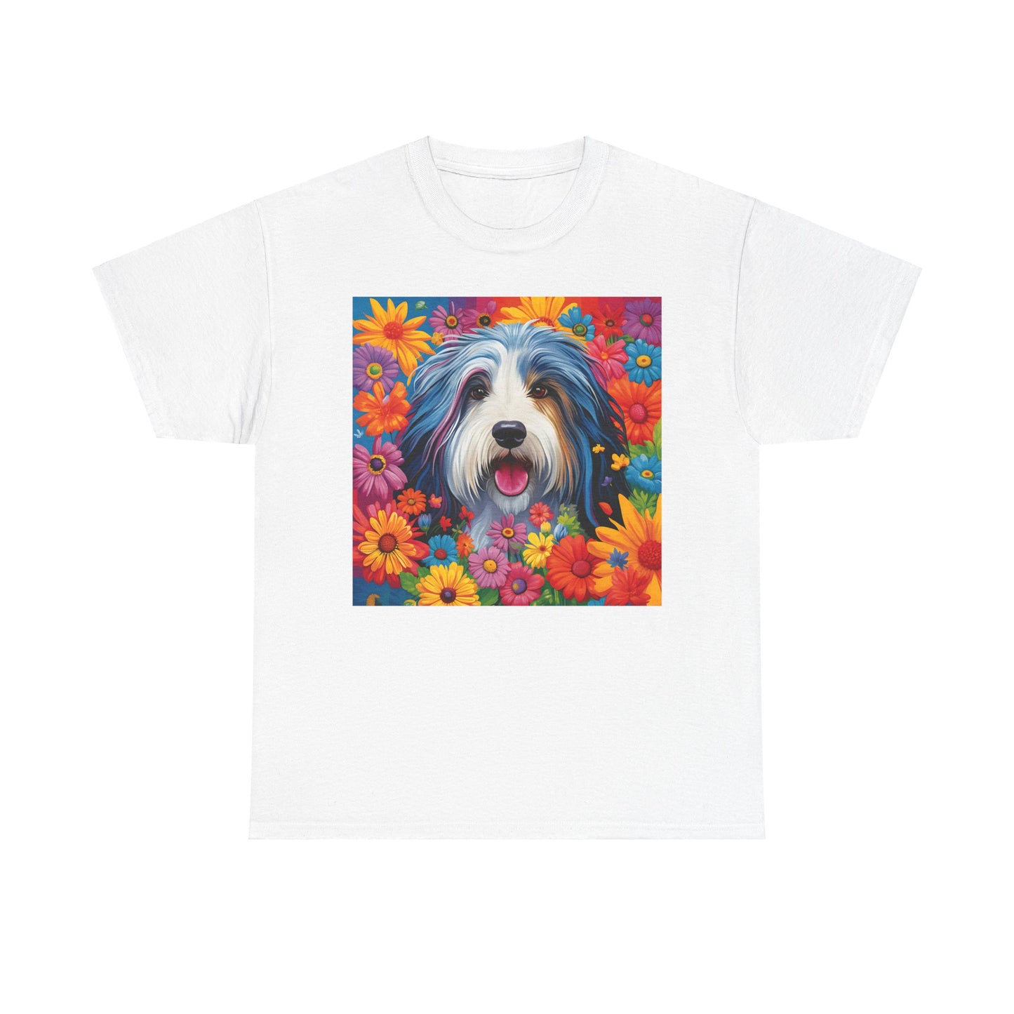Floral Dog Shirt Gift For Dog Mom, Flower Dog Shirt, Wildflower T-Shirt, Dog Lover Outfit, Cute Puppy Shirt, Dog Owner Gift, Funny Dog Tee