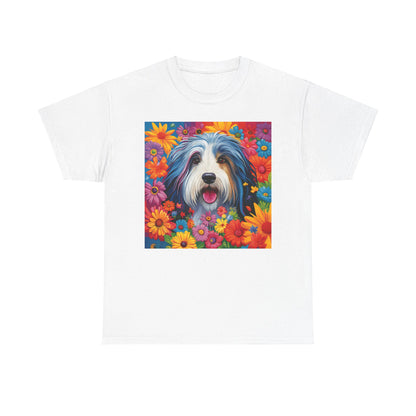 Floral Dog Shirt Gift For Dog Mom, Flower Dog Shirt, Wildflower T-Shirt, Dog Lover Outfit, Cute Puppy Shirt, Dog Owner Gift, Funny Dog Tee