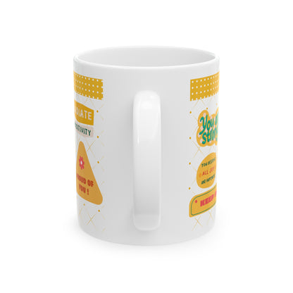 Daily Affirmation Coffee Mug, Positive Affirmations and Inspirational Quotes, Mom Mug Gift, Self Care Mug