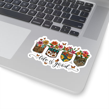 Life Is Good Kiss-Cut Stickers