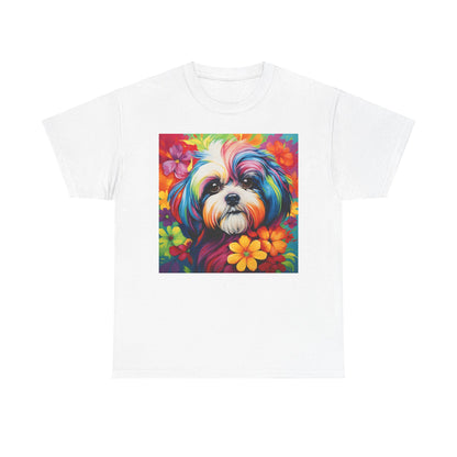 Floral Dog Lovers Shirt With Dog Paw, Dog Paw Gift, Dog Lover T-Shirt, Dog Mom Gifts for Dog Mom Lover, Cat Mom Gift, Dog Tee