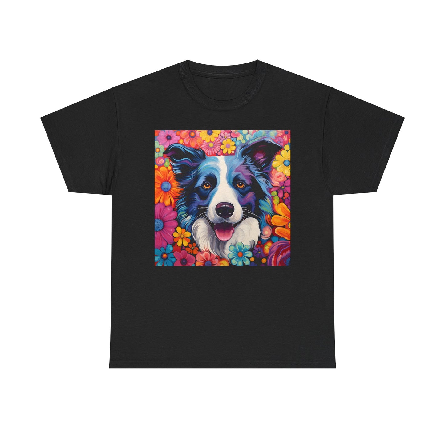 Floral Dog Shirt Gift For Dog Mom, Flower Dog Shirt, Wildflower T-Shirt, Dog Lover Outfit, Cute Puppy Shirt, Dog Owner Gift, Funny Dog Tee