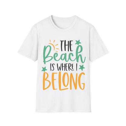 The Beach Is Where I Belong Shirt, Beach Lovers Shirt, Happy Holiday Tee, Summer Shirt, Funny Holiday Shirt, Cruise Vacation Tee