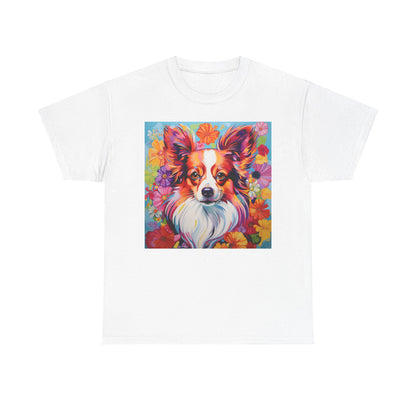 Floral Dog Shirt, Floral Dog Tee, Flower Dog Shirt, Animal Lover Tee, Dog Lover Gift Tee, Cute Dog, Floral Dog Birthday Shirt, Floral Dog