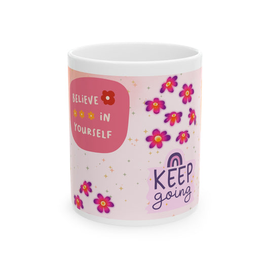 Daily Affirmation Coffee Mug, Positive Affirmations and Inspirational Quotes, Mom Mug Gift, Self Care Mug