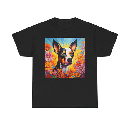 Floral Dog Lovers Shirt With Dog Paw, Dog Paw Gift, Dog Lover T-Shirt, Dog Mom Gifts for Dog Mom Lover, Cat Mom Gift, Dog Tee