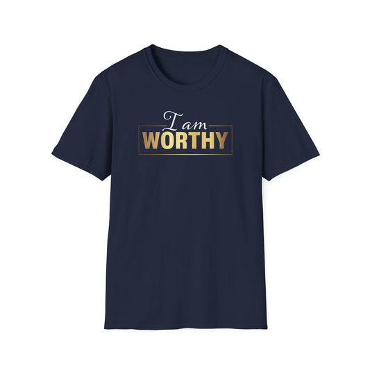 I Am Worthy,Inspirational Gift, Inspirational T-Shirt Gift, Trust in Yourself T-Shirt, Inspire T-shirt, Motivational T-Shirts, Inspirational T-Shirt Gift, Inspire, Dream Create Share T-Shirt Gift, Tee Gift, Good Mood