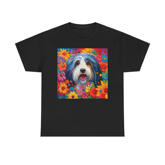Floral Dog Shirt Gift For Dog Mom, Flower Dog Shirt, Wildflower T-Shirt, Dog Lover Outfit, Cute Puppy Shirt, Dog Owner Gift, Funny Dog Tee