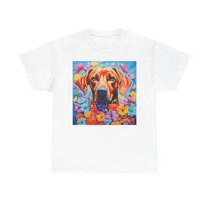 Floral Dog Shirt, Floral Dog Tee, Flower Dog Shirt, Animal Lover Tee, Dog Lover Gift Tee, Cute Dog, Floral Dog Birthday Shirt, Floral Dog