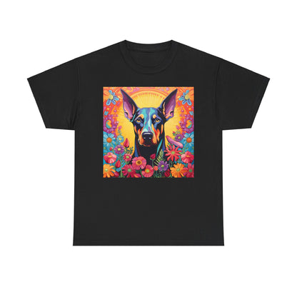 Floral Dog Shirt, Floral Dog Tee, Flower Dog Shirt, Animal Lover Tee, Dog Lover Gift Tee, Cute Dog, Floral Dog Birthday Shirt, Floral Dog