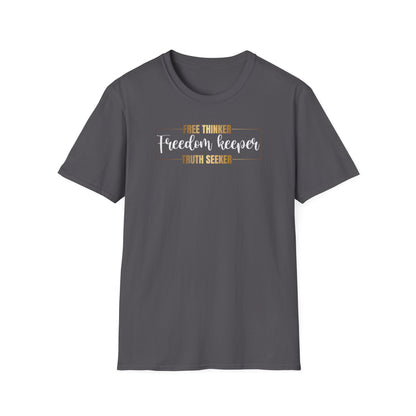 Free Thinker Freedom Keeper Truth A Seeker, Inspirational Gift, Inspirational T-Shirt Gift, Trust in Yourself T-Shirt, Inspire T-shirt, Motivational T-Shirts, Inspirational T-Shirt Gift, Inspire, Dream Create Share T=Shirt Gift, Tee Gift