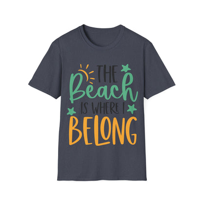 The Beach Is Where I Belong Shirt, Beach Lovers Shirt, Happy Holiday Tee, Summer Shirt, Funny Holiday Shirt, Cruise Vacation Tee