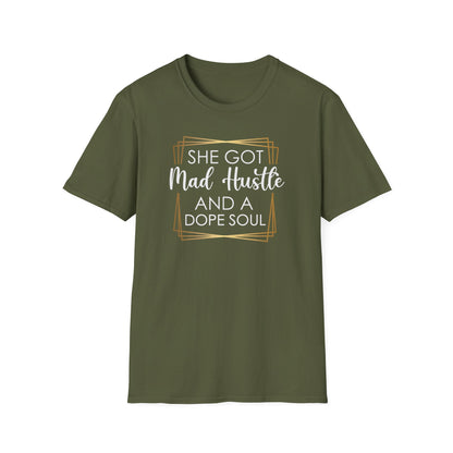 She Got Mad Hustle And A Dope Soul, Millionaire Mindset: Success Shirt, Money Mindset Shirt, Small Business Shirt, Entrepreneur Shirt, Success Mindset Shirt, Money Shirt, Boss Babe Shirt, Success Shirt, Addicted To Success T-Shirt