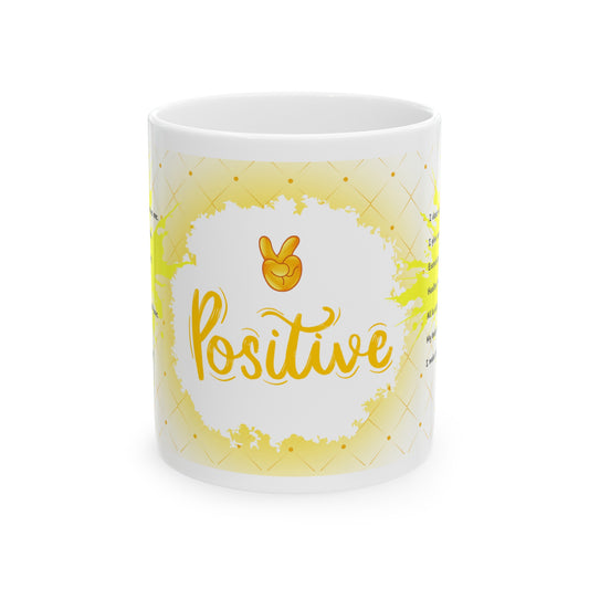 Daily Affirmation Coffee Mug, Positive Affirmations and Inspirational Quotes, Mom Mug Gift, Self Care Mug