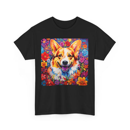 Floral Dog Lovers Shirt With Dog Paw, Dog Paw Gift, Dog Lover T-Shirt, Dog Mom Gifts for Dog Mom Lover, Cat Mom Gift, Dog Tee