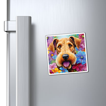 Floral Dog Magnet