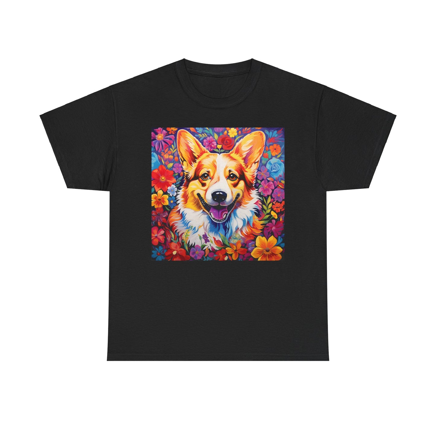Floral Dog Lovers Shirt With Dog Paw, Dog Paw Gift, Dog Lover T-Shirt, Dog Mom Gifts for Dog Mom Lover, Cat Mom Gift, Dog Tee