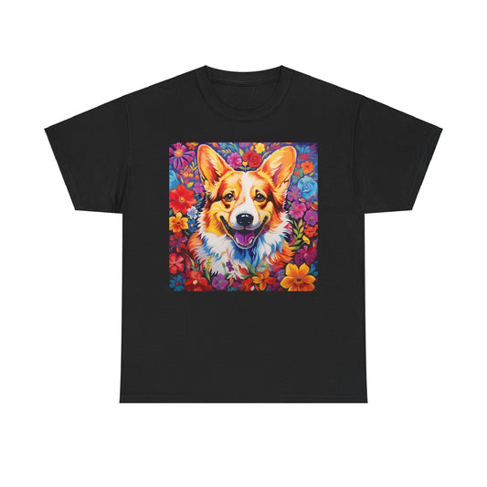 Floral Dog Lovers Shirt With Dog Paw, Dog Paw Gift, Dog Lover T-Shirt, Dog Mom Gifts for Dog Mom Lover, Cat Mom Gift, Dog Tee