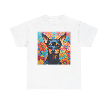 Floral Dog Shirt, Floral Dog Tee, Flower Dog Shirt, Animal Lover Tee, Dog Lover Gift Tee, Cute Dog, Floral Dog Birthday Shirt, Floral Dog