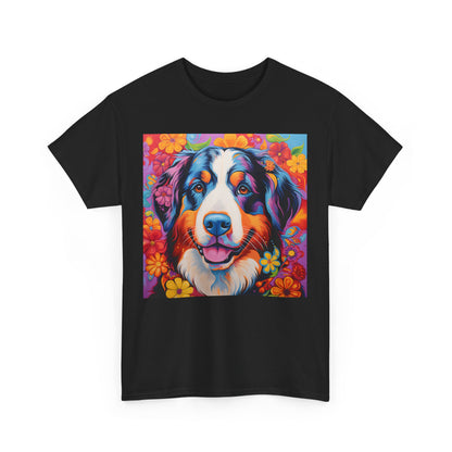 Floral Dog Shirt Gift For Dog Mom, Flower Dog Shirt, Wildflower T-Shirt, Dog Lover Outfit, Cute Puppy Shirt, Dog Owner Gift, Funny Dog Tee