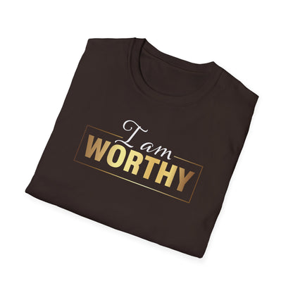 I Am Worthy,Inspirational Gift, Inspirational T-Shirt Gift, Trust in Yourself T-Shirt, Inspire T-shirt, Motivational T-Shirts, Inspirational T-Shirt Gift, Inspire, Dream Create Share T-Shirt Gift, Tee Gift, Good Mood