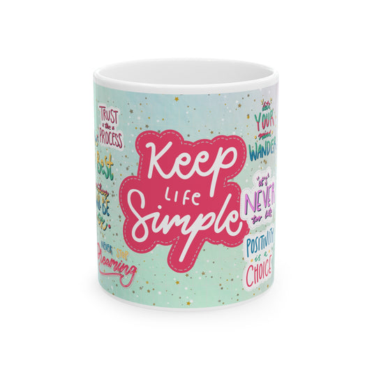 Daily Affirmation Coffee Mug, Positive Affirmations and Inspirational Quotes, Mom Mug Gift, Self Care Mug