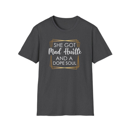She Got Mad Hustle And A Dope Soul, Millionaire Mindset: Success Shirt, Money Mindset Shirt, Small Business Shirt, Entrepreneur Shirt, Success Mindset Shirt, Money Shirt, Boss Babe Shirt, Success Shirt, Addicted To Success T-Shirt