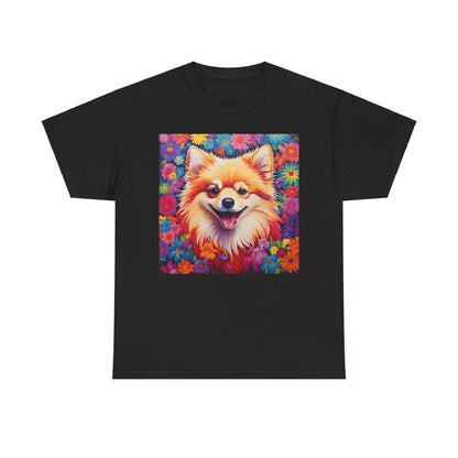 Floral Dog Shirt, Floral Dog Tee, Flower Dog Shirt, Animal Lover Tee, Dog Lover Gift Tee, Cute Dog, Floral Dog Birthday Shirt, Floral Dog