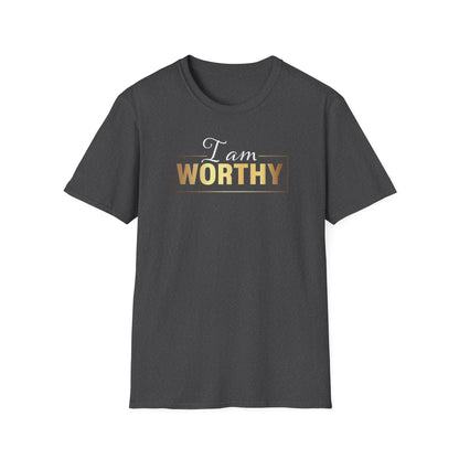 I Am Worthy,Inspirational Gift, Inspirational T-Shirt Gift, Trust in Yourself T-Shirt, Inspire T-shirt, Motivational T-Shirts, Inspirational T-Shirt Gift, Inspire, Dream Create Share T-Shirt Gift, Tee Gift, Good Mood