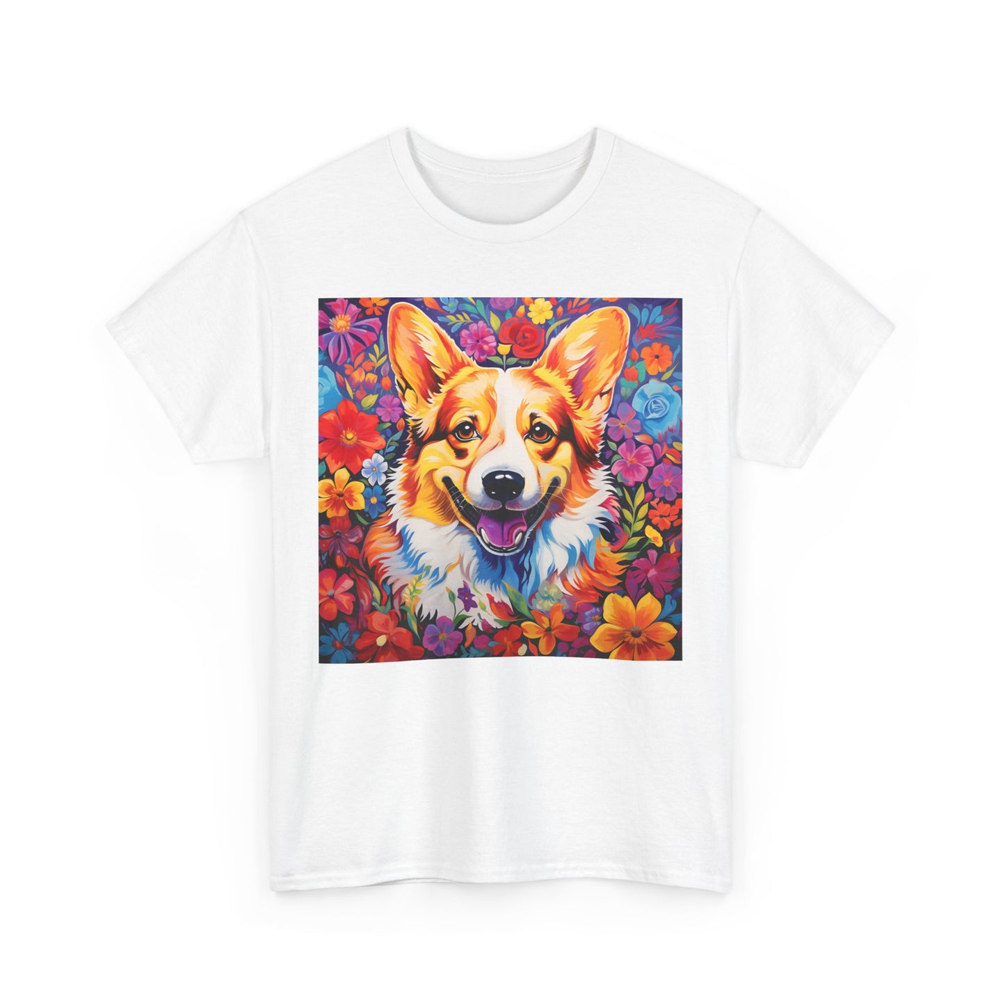 Floral Dog Lovers Shirt With Dog Paw, Dog Paw Gift, Dog Lover T-Shirt, Dog Mom Gifts for Dog Mom Lover, Cat Mom Gift, Dog Tee