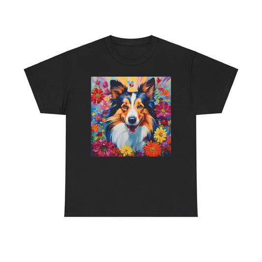 Floral Dog Lovers Shirt With Dog Paw, Dog Paw Gift, Dog Lover T-Shirt, Dog Mom Gifts for Dog Mom Lover, Cat Mom Gift, Dog Tee