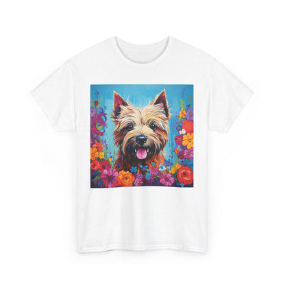 Floral Dog Lovers Shirt With Dog Paw, Dog Paw Gift, Dog Lover T-Shirt, Dog Mom Gifts for Dog Mom Lover, Cat Mom Gift, Dog Tee