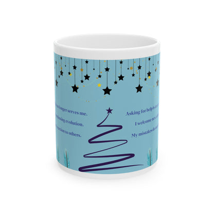 Daily Affirmation Coffee Mug, Positive Affirmations and Inspirational Quotes, Mom Mug Gift, Self Care Mug