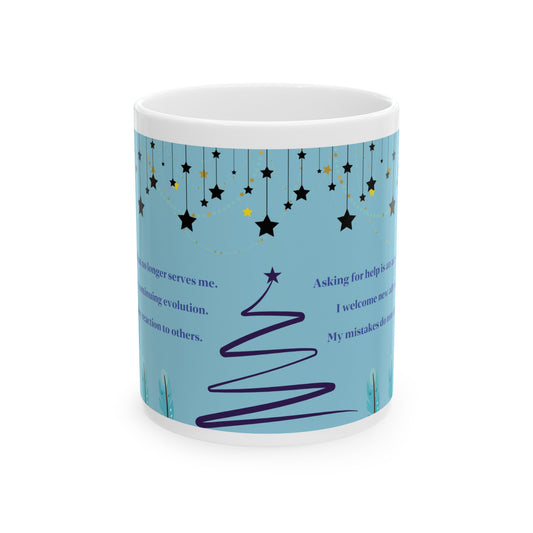 Daily Affirmation Coffee Mug, Positive Affirmations and Inspirational Quotes, Mom Mug Gift, Self Care Mug