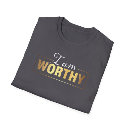 I Am Worthy,Inspirational Gift, Inspirational T-Shirt Gift, Trust in Yourself T-Shirt, Inspire T-shirt, Motivational T-Shirts, Inspirational T-Shirt Gift, Inspire, Dream Create Share T-Shirt Gift, Tee Gift, Good Mood