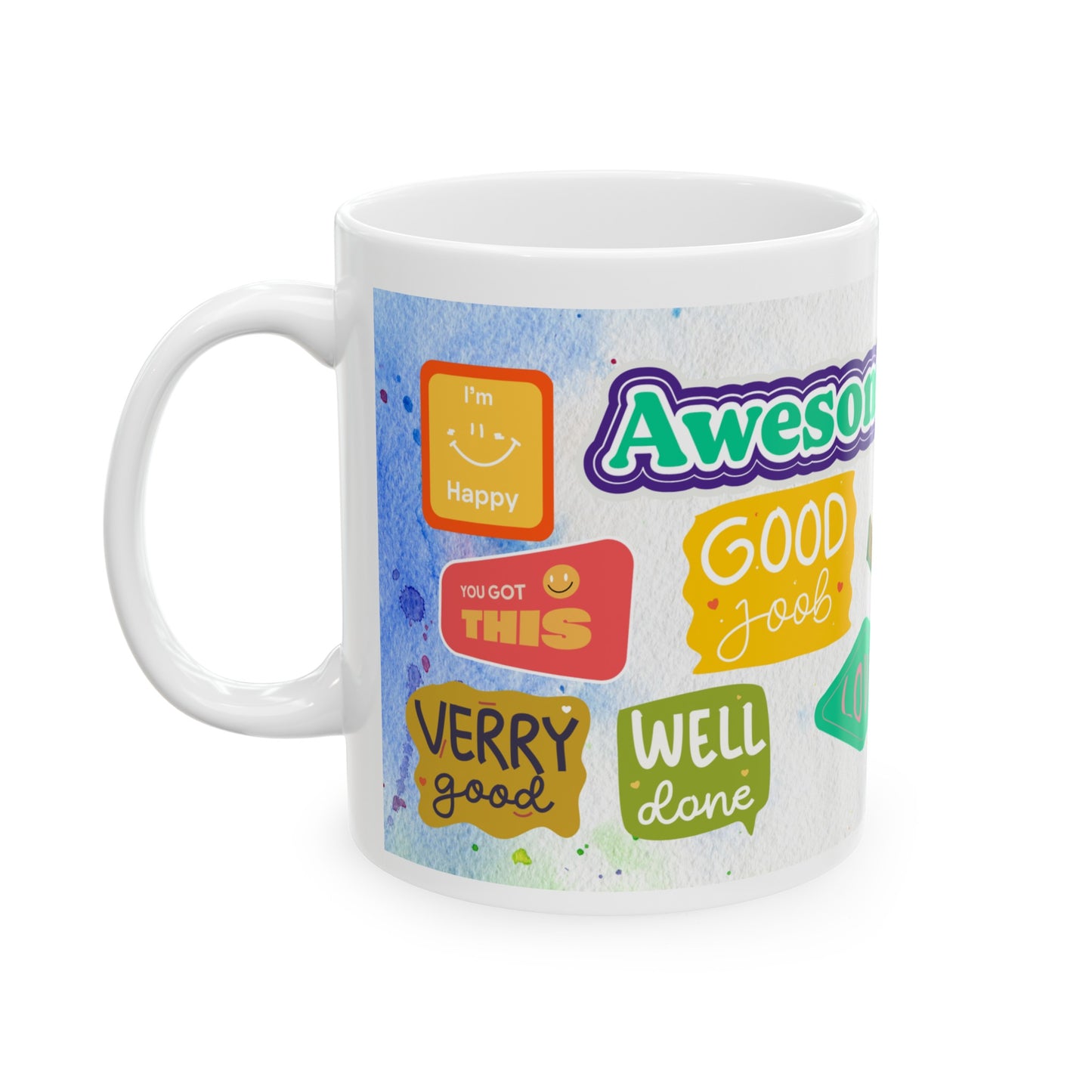 Daily Affirmation Coffee Mug, Positive Affirmations and Inspirational Quotes, Mom Mug Gift, Self Care Mug