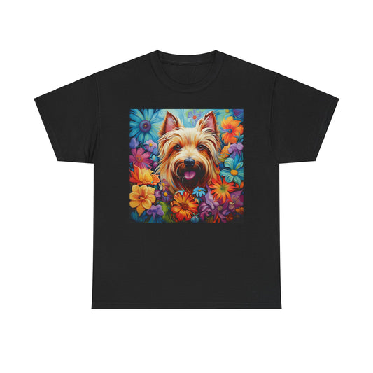 Floral Dog Lovers Shirt With Dog Paw, Dog Paw Gift, Dog Lover T-Shirt, Dog Mom Gifts for Dog Mom Lover, Cat Mom Gift, Dog Tee