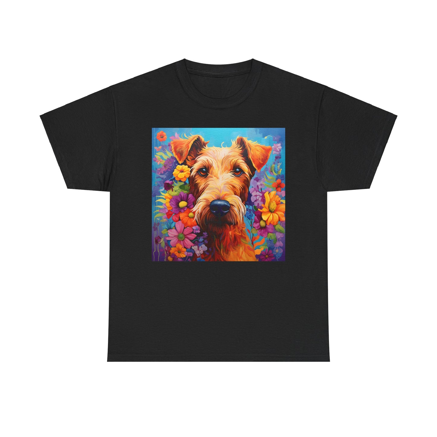 Floral Dog Shirt, Floral Dog Tee, Flower Dog Shirt, Animal Lover Tee, Dog Lover Gift Tee, Cute Dog, Floral Dog Birthday Shirt, Floral Dog