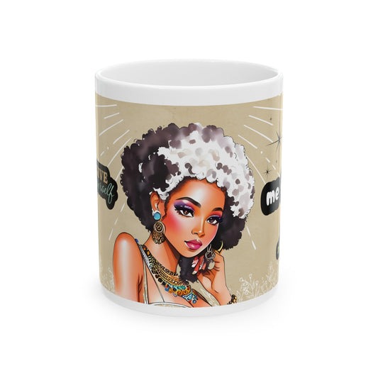Daily Affirmation Coffee Mug, Positive Affirmations and Inspirational Quotes, Mom Mug Gift, Self Care Mug